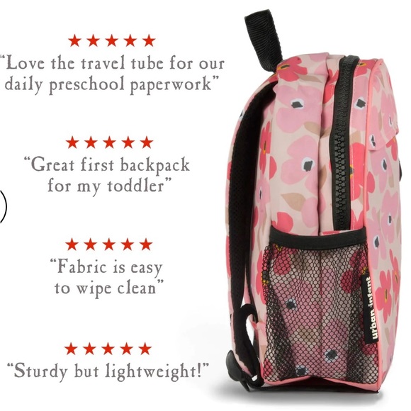 New Urban Infant Daycare-Prek Visit   Packie Backpack -Poppies Pattern Preschool - Picture 13 of 13